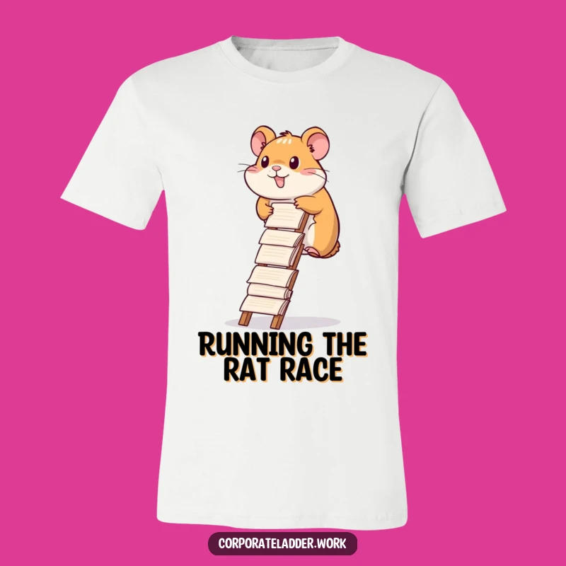 Funny Hamster Grind T-Shirt: Diligent Climber, Perfect Funny Gift for Go-Getters